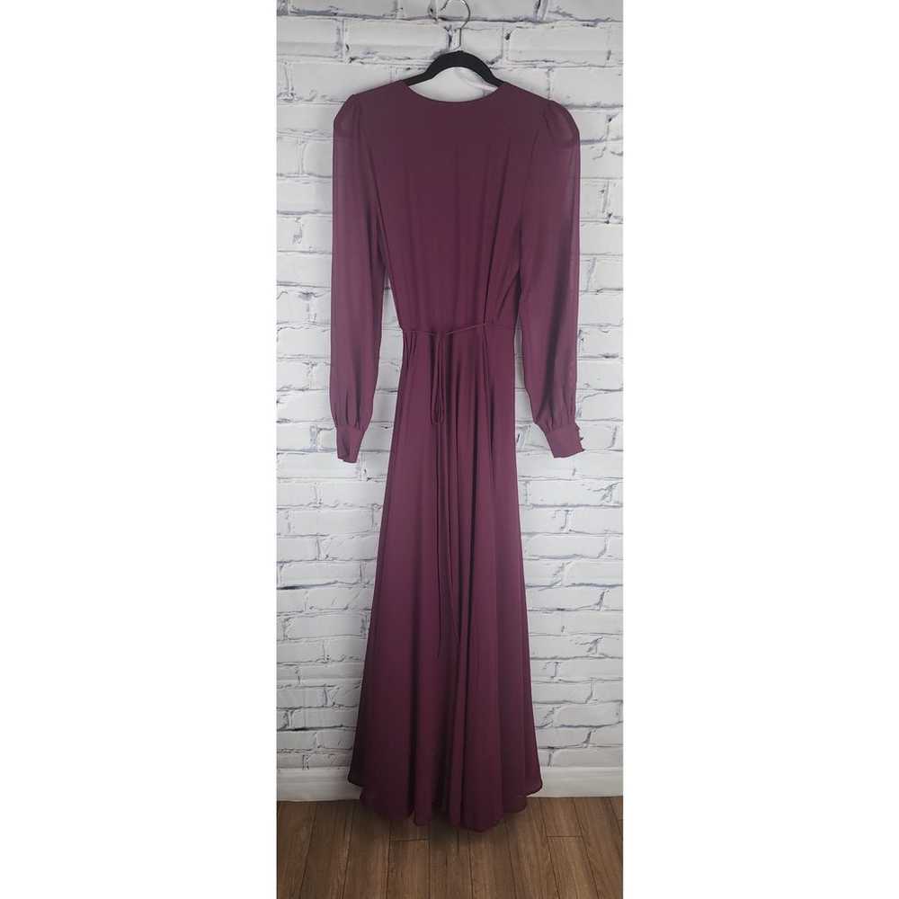 Lulus Women's S Burgundy formal evening Wrap Dres… - image 4