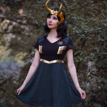 Her Universe Marvel Loki Hooded Dress