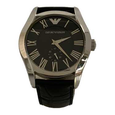 EMPORIO ARMANI/Quartz Watch/Black/