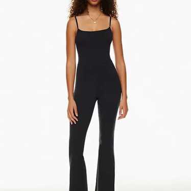 Black Aritzia Wilfred Free Flare Jumpsuit