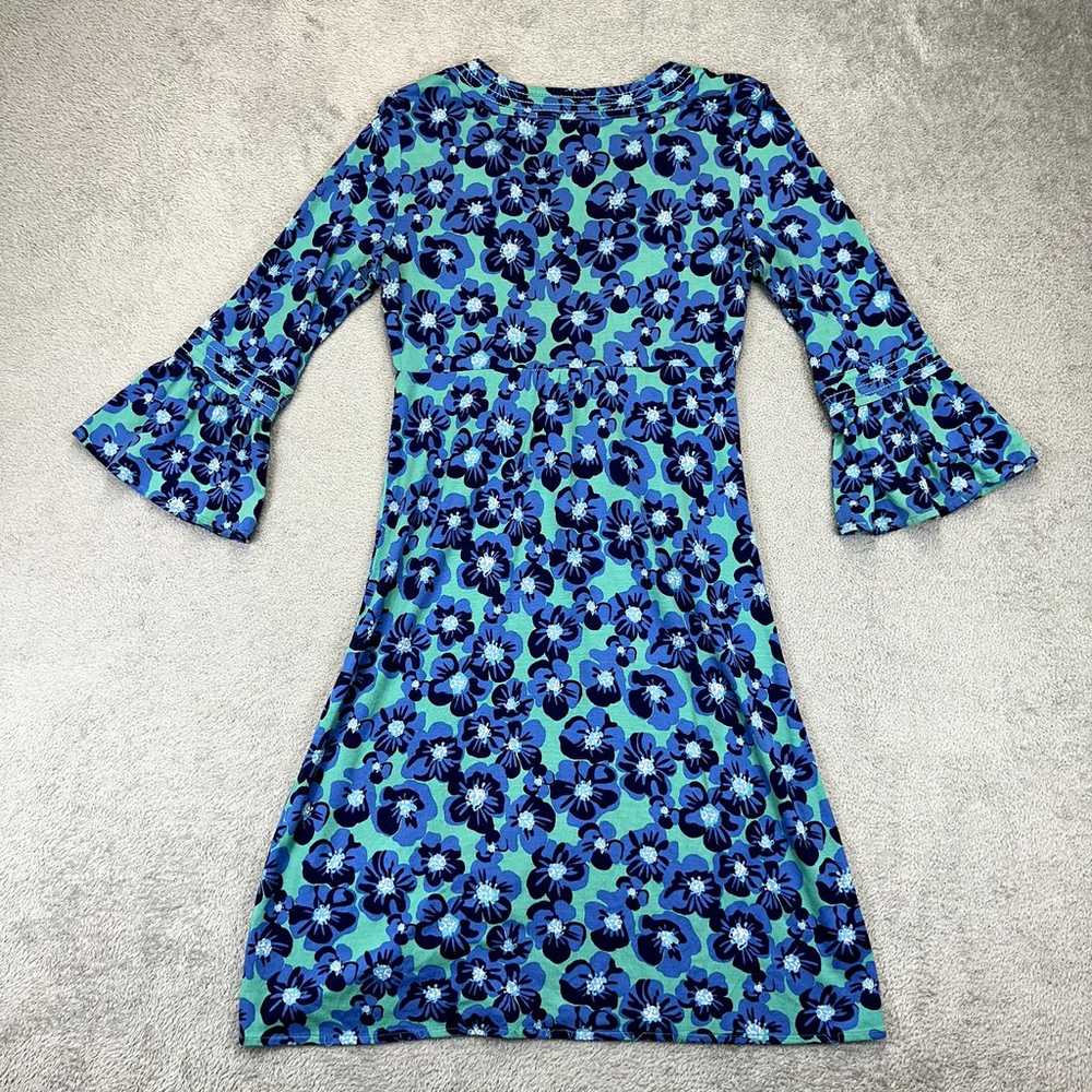 Lilly Pulitzer Twyla Dress Blue Floral Print Size… - image 9