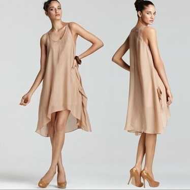 Marc by Marc Jacobs Shelly Silk Trapeze Dress Nud… - image 1