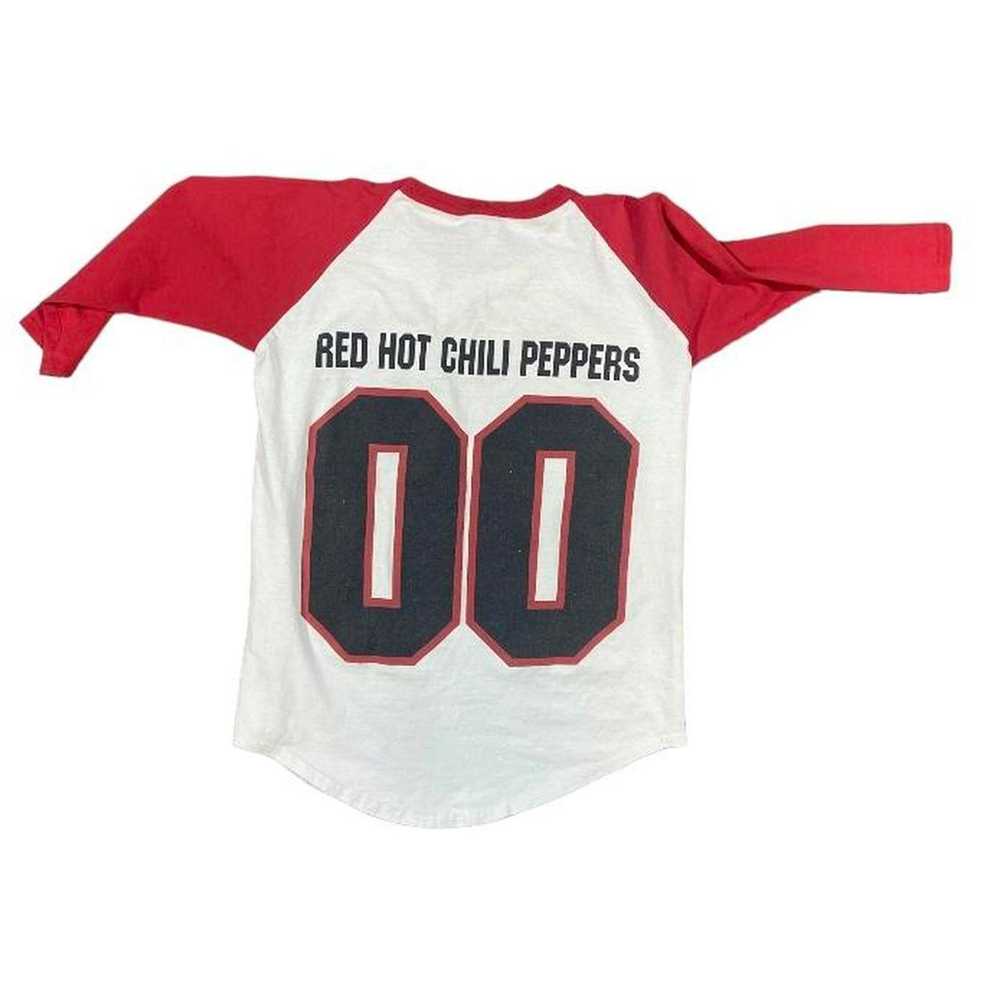 Vintage 90s red hot chili peppers giant raglan - image 1