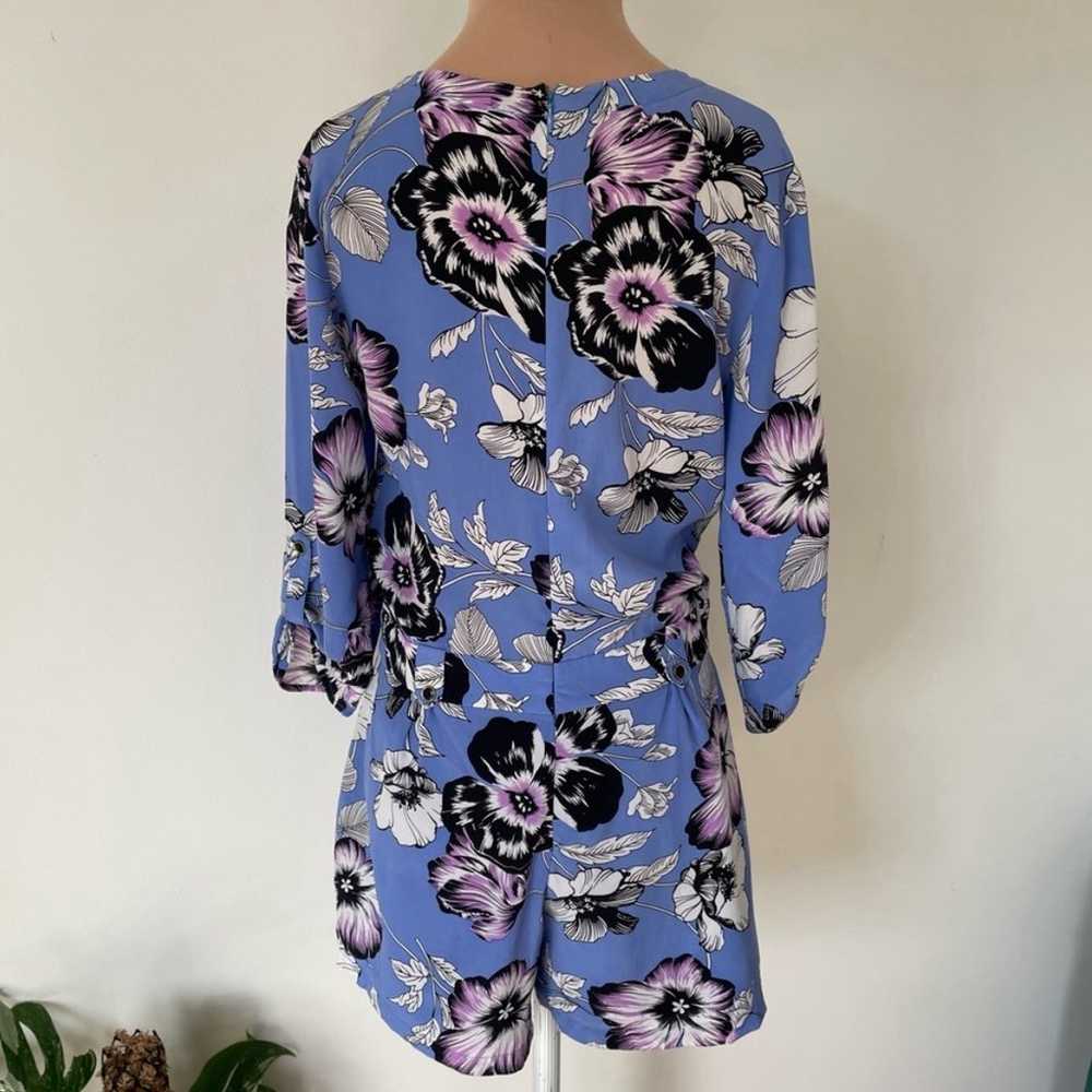 Anthropologie Yumi Kim Liz Blue Floral Multi Silk… - image 2