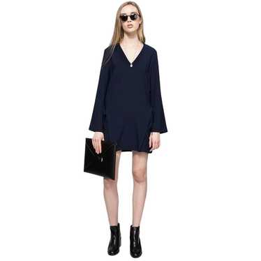 Finders Keepers Fly Away Side Lacing Dress Navy