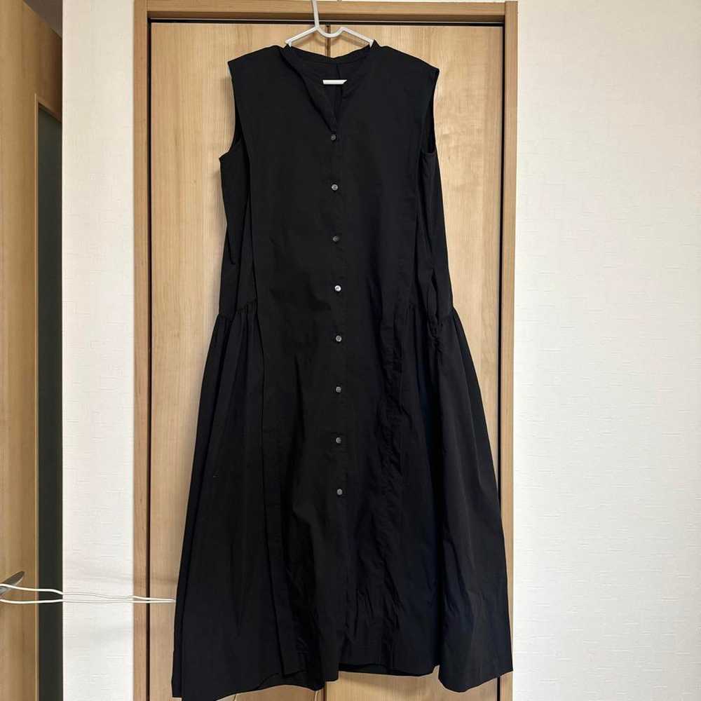 Spick & Span Black Sleeveless Long Shirt Dress - image 1