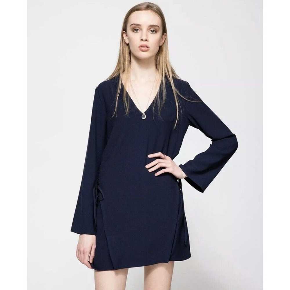 Finders Keepers Fly Away Side Lacing Dress - Navy - image 1