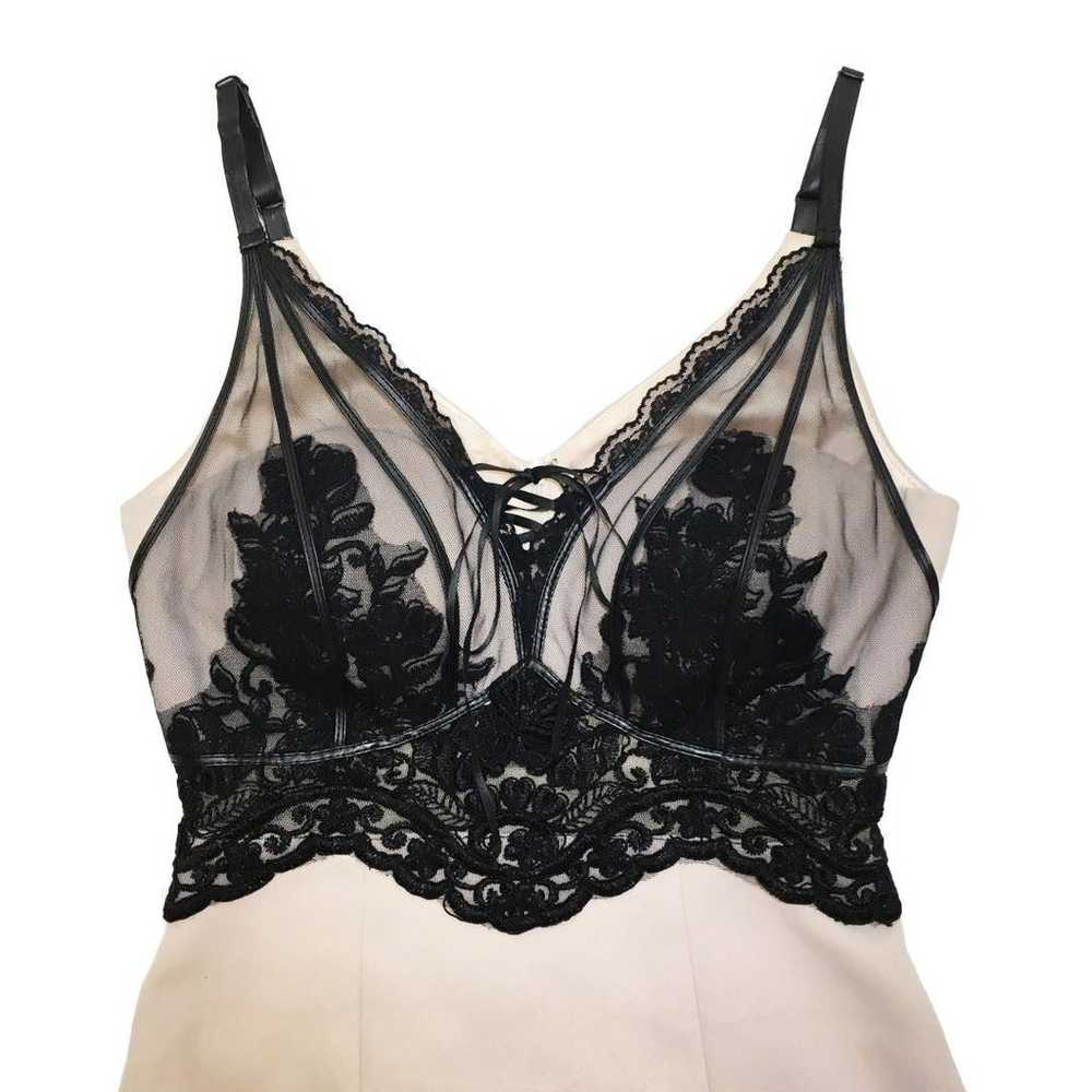 ROBE de FLEURS Tulle Lace Cami Cabaret Dress - image 5