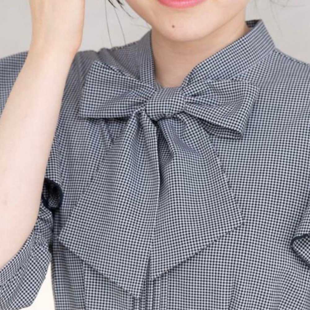 Cheek ❥ 5-minute sleeve bow tie mini dress - image 2