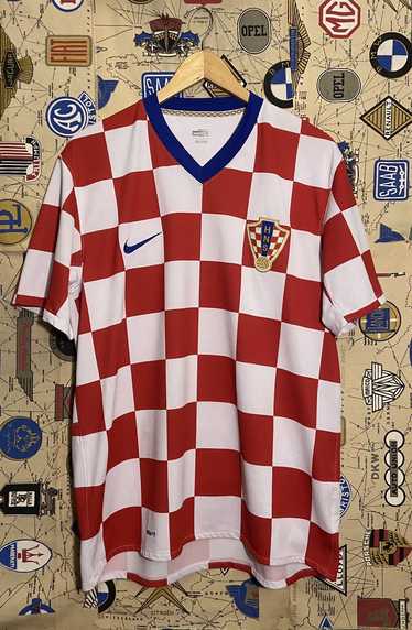 Nike × Soccer Jersey × Vintage CROATIA 2008/2009 H