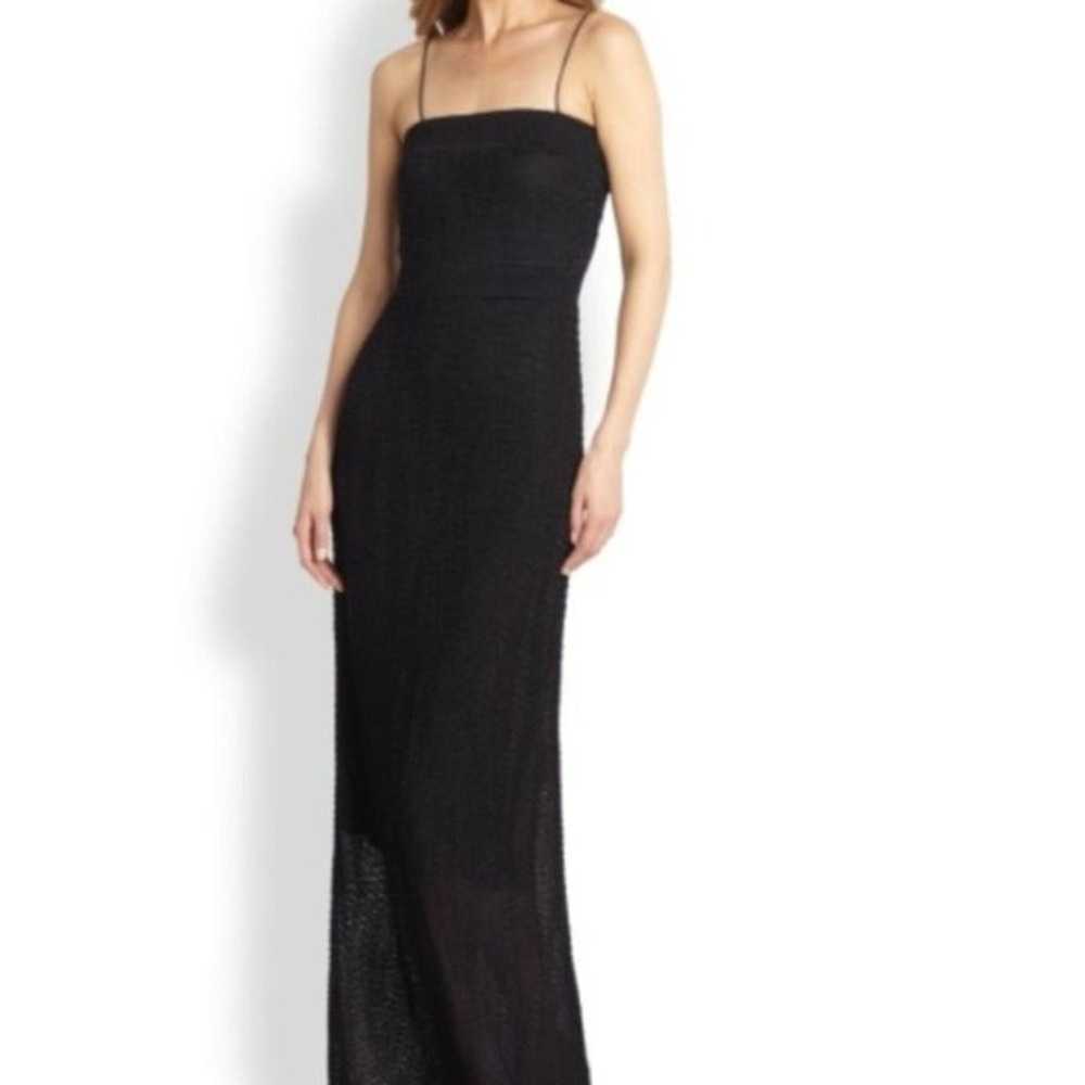 1001 Nights Dress Evening Gown Black Sz7/8 - image 1