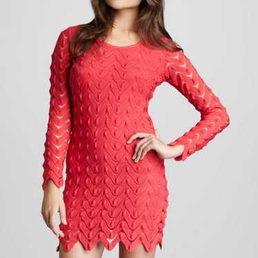 Free people wild thing red crochet dress