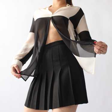 Vintage Pleated Miniskirt - W26