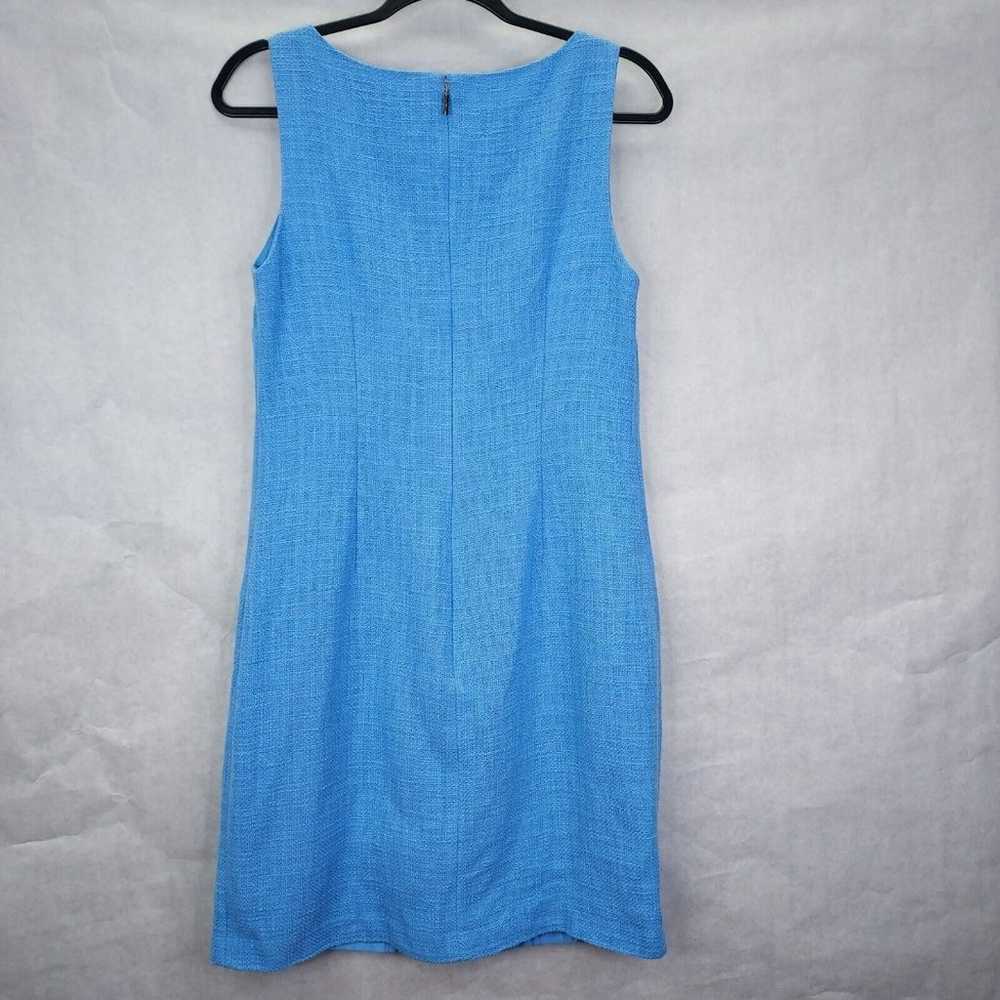 KARL LAGERFELD Paris Shift Dress Sz 8 Light Blue … - image 8