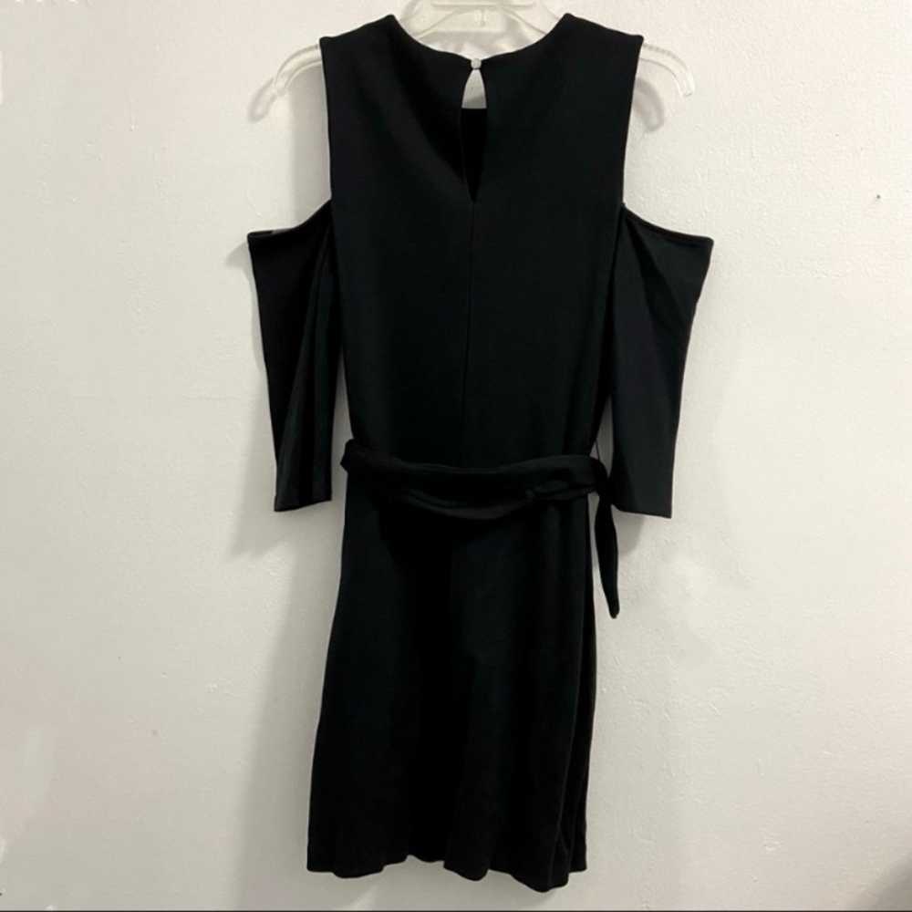 EXPRESS Black Cold Shoulder Sheath Dress - image 6