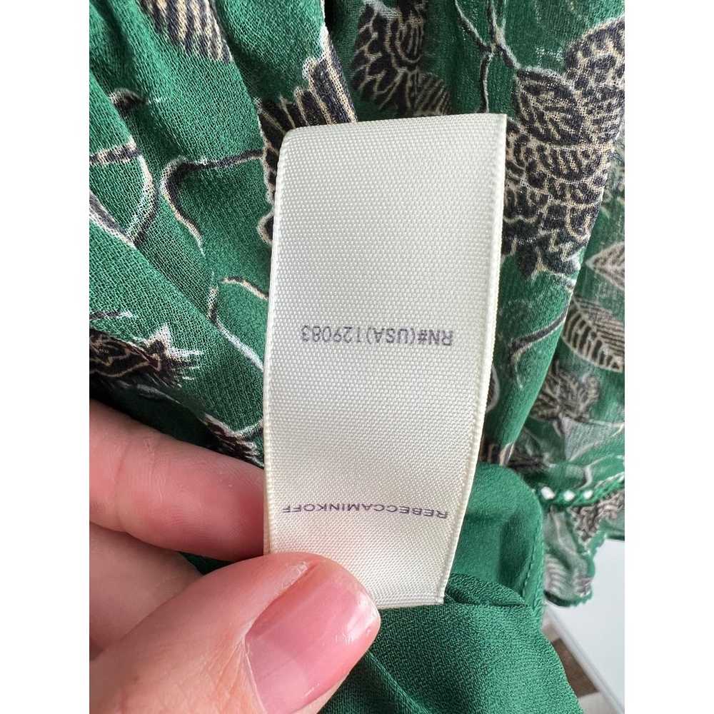 Rebecca Minkoff Florence Green Dress - Size Medium - image 7