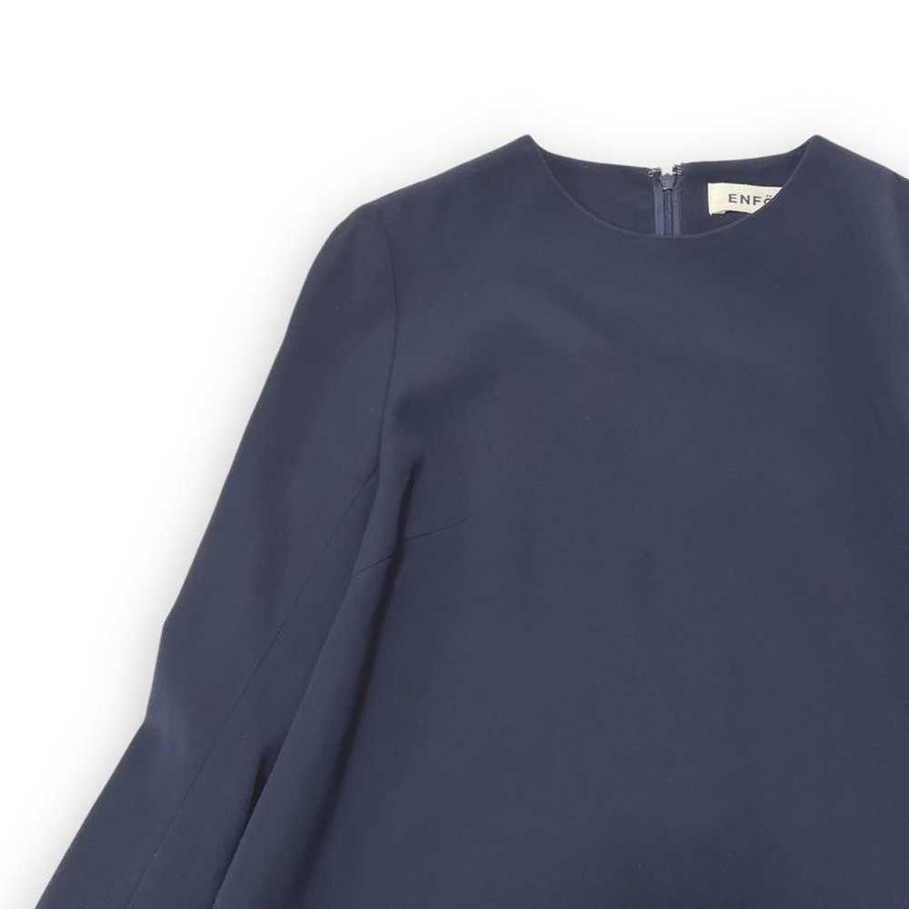 ENFOLD Enfold One-Piece Navy Long Sleeve U-Neck - image 4