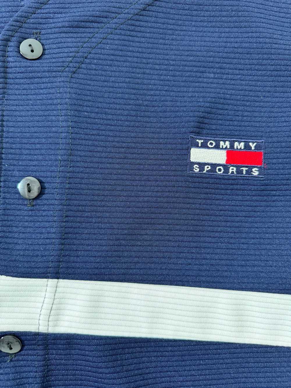 Tommy Sports Baseball Jersey DS Sz L - image 3