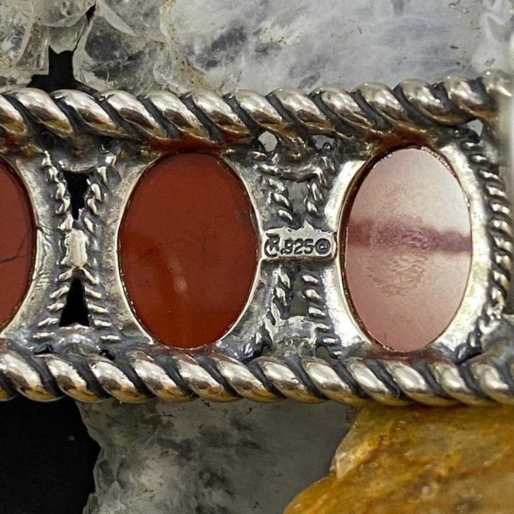 Carolyn Pollack Southwestern Style Sterling Red J… - image 7