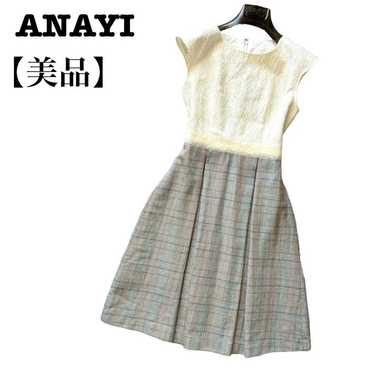 【Excellent Condition】ANAYI Docking One-Piece Jacqu