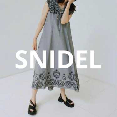 【SNIDEL】One Piece Punching Lace 2-Way Dress Long D