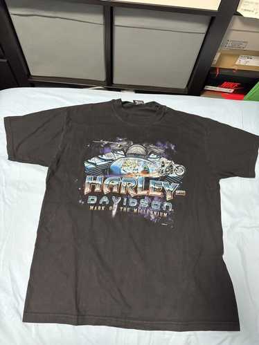 Harley Davidson × Vintage 1999 Harley Tee Beefy Ha