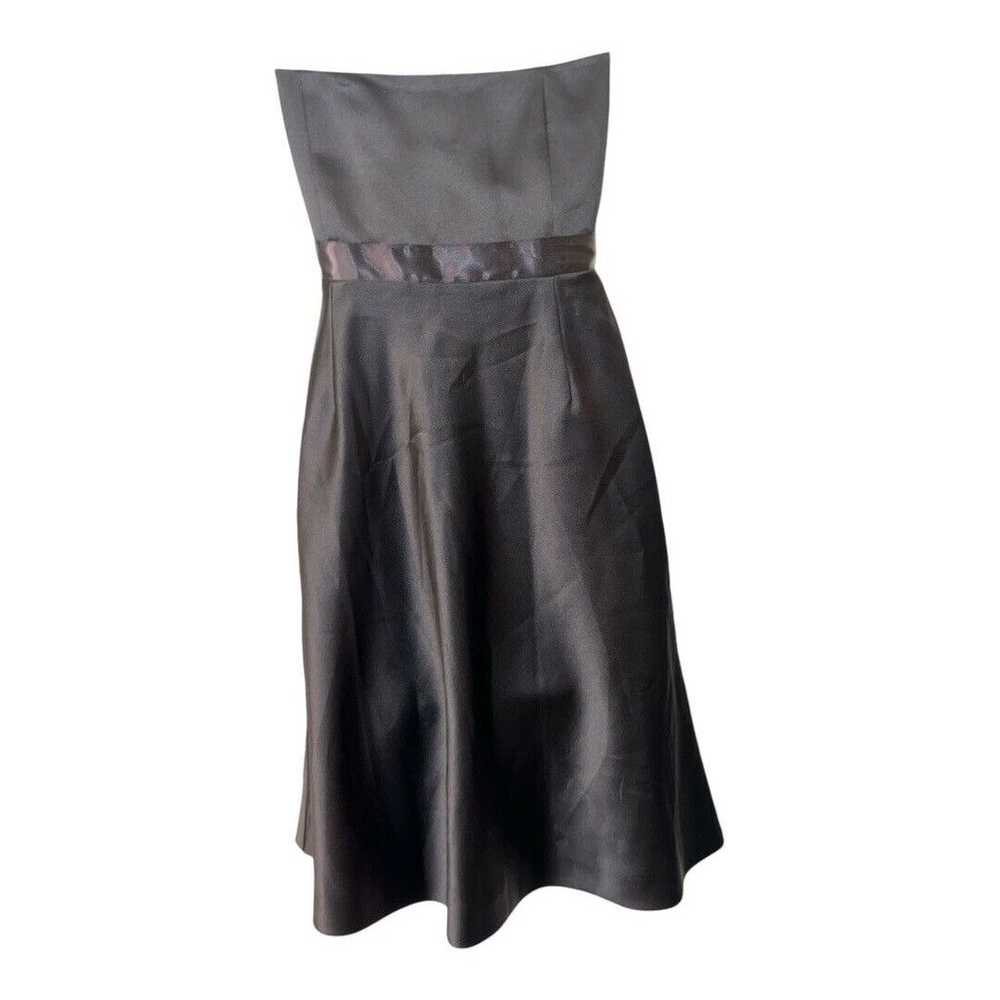 Other Ann Taylor strapless black formal dress 6P - image 3