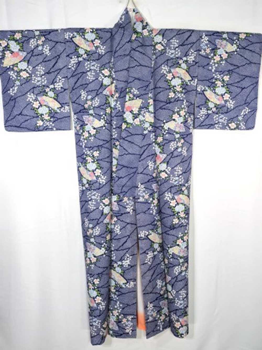 Blue & White Kimono - image 4