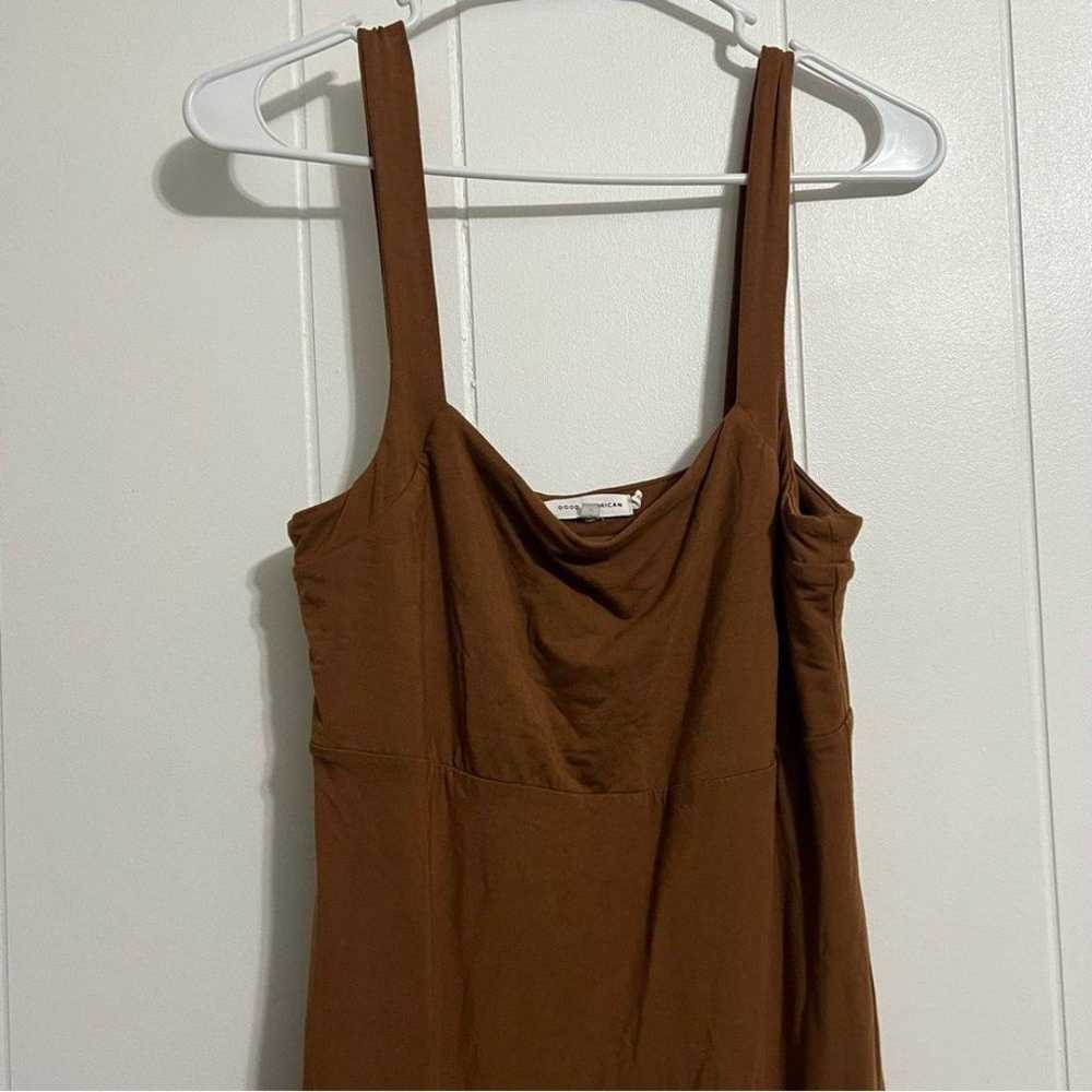 Good American 90’s Tank Midi Dress Size 3 - image 2