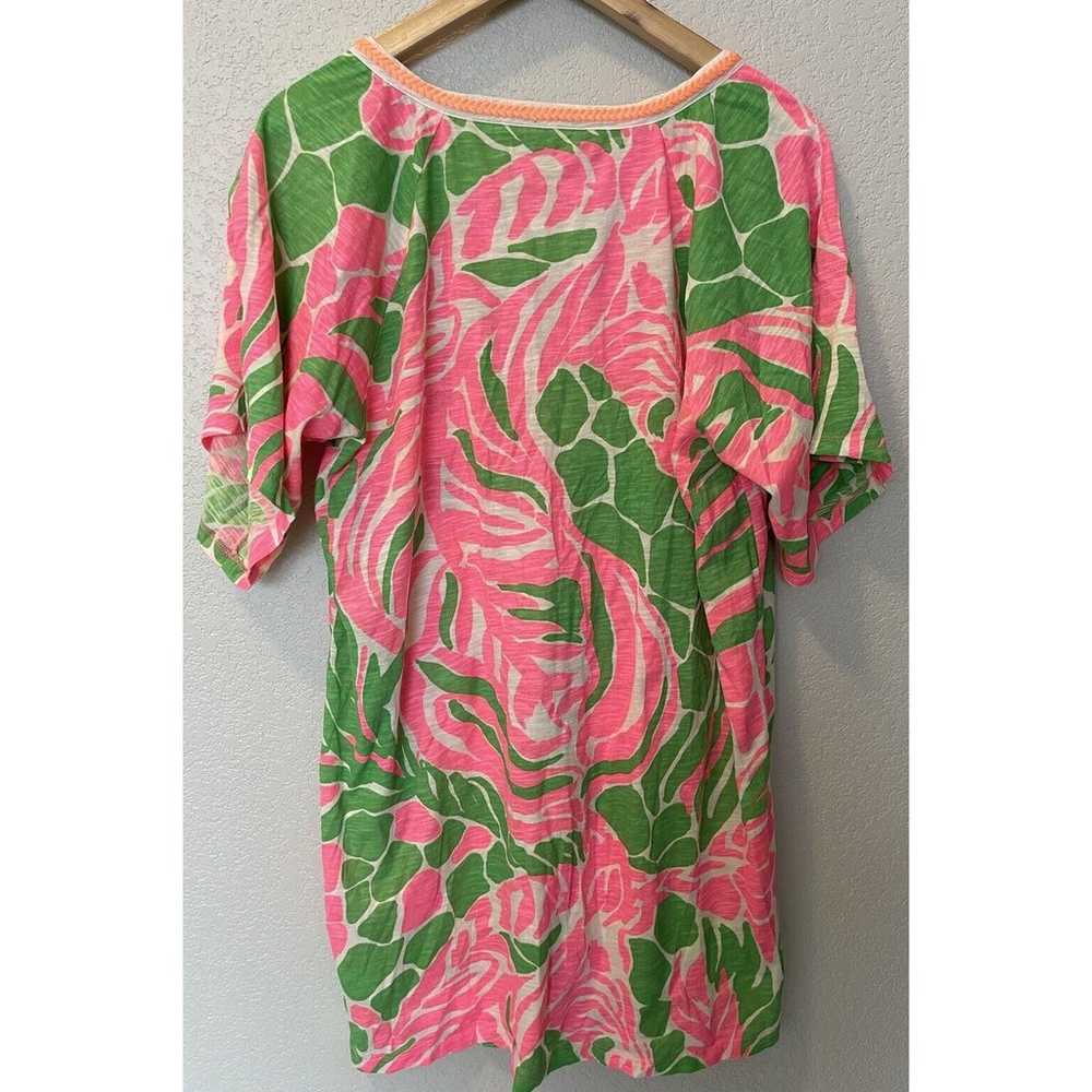 Lilly Pulitzer Bonita Cover Up Mini Dress Large G… - image 2