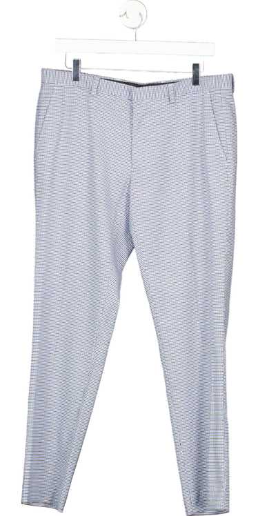 Burton Menswear Blue Skinny Fit Trousers with Stre