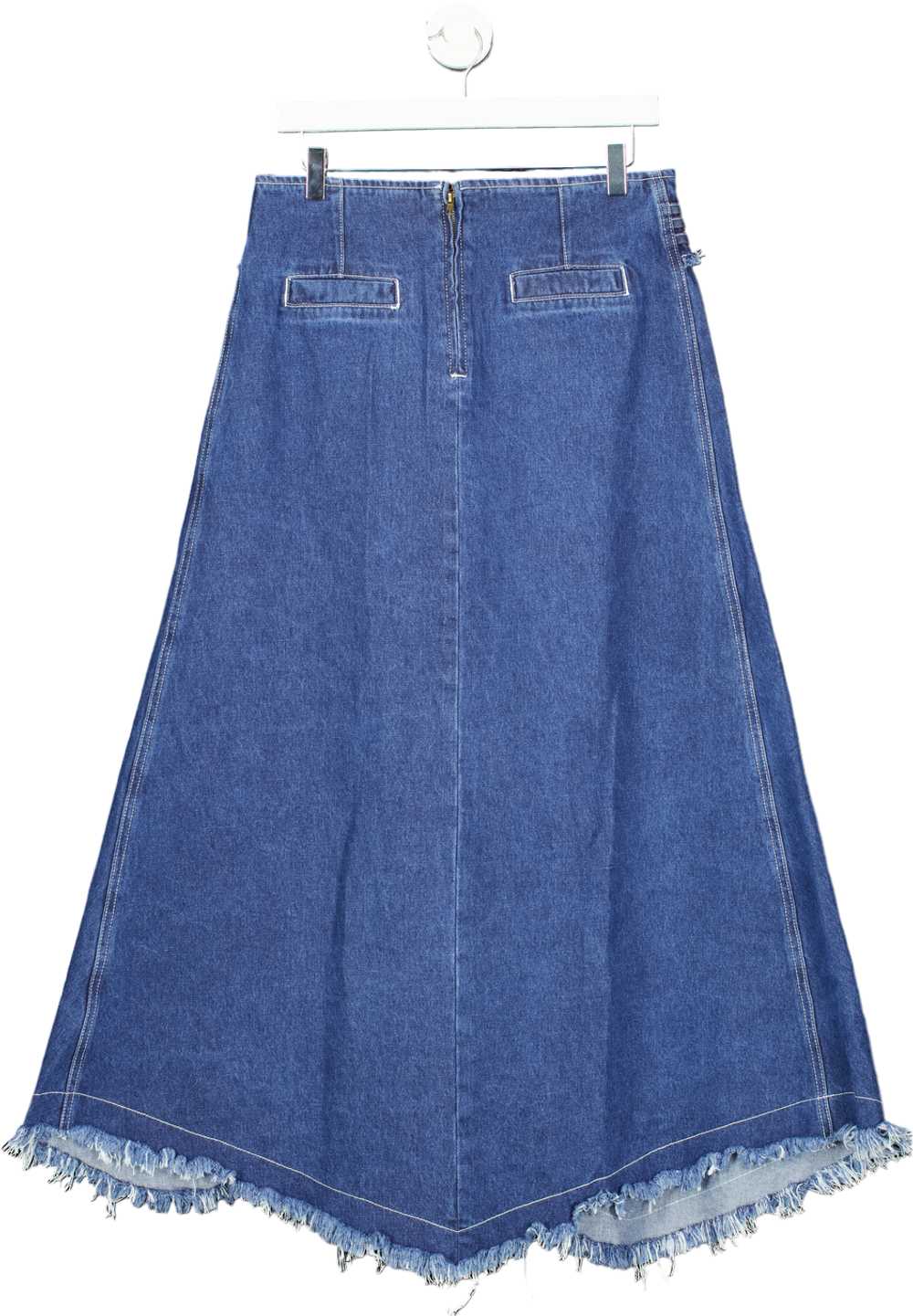 Lioness Blue Denim Maxi Skirt XS - image 2