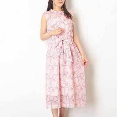 Carl Perak Lane one-piece dress floral pattern pi… - image 1