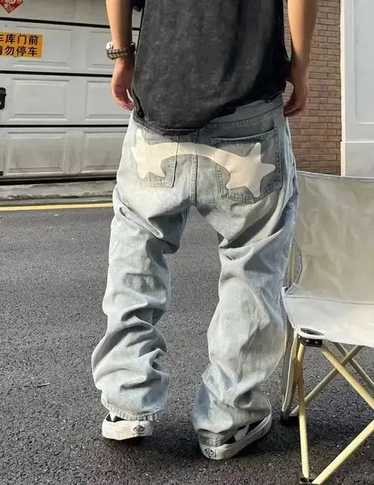 Custom × Streetwear × Vintage Baggy Punk Y2K Jeans