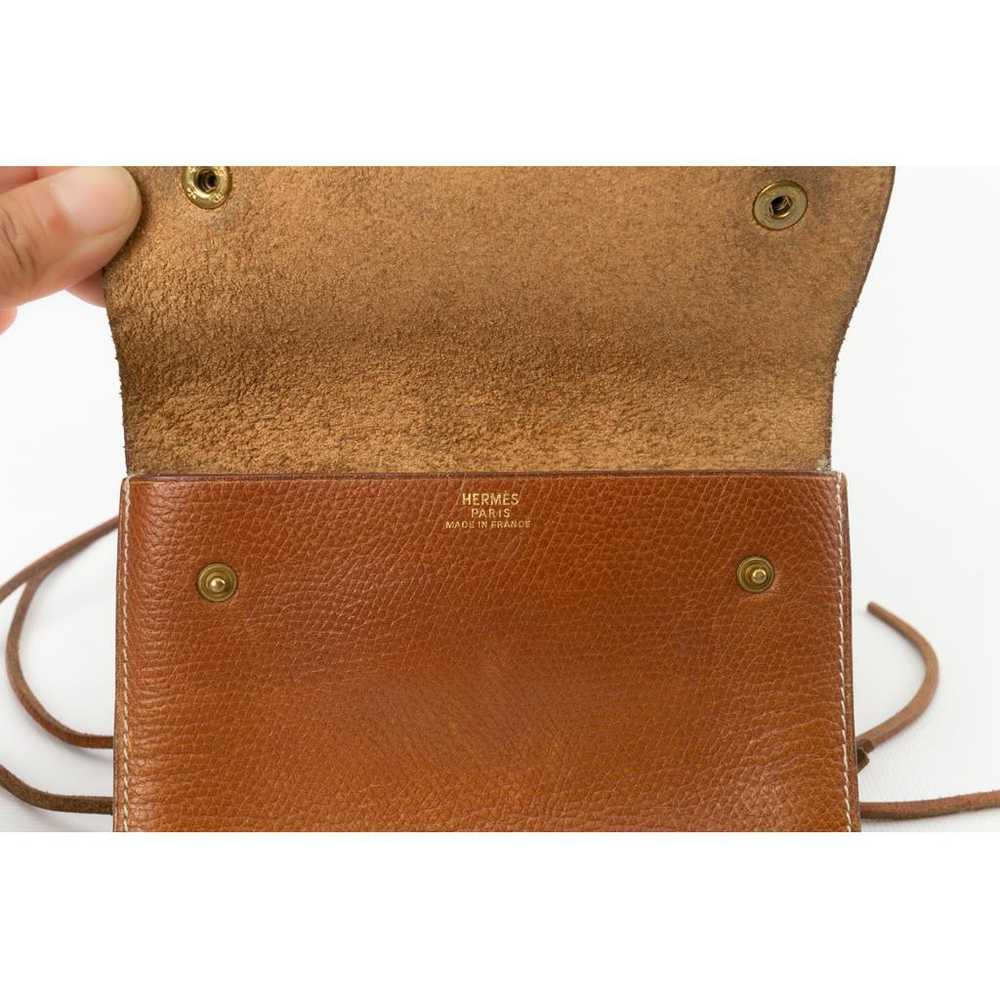 Hermès Leather clutch bag - image 12