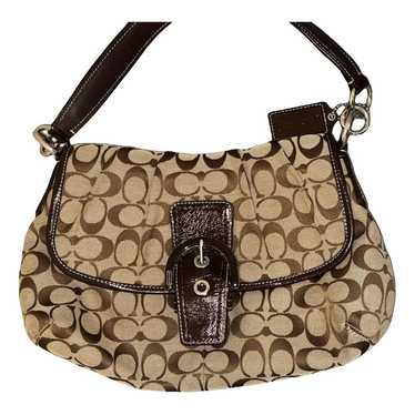 Coach Signature Sufflette cloth handbag