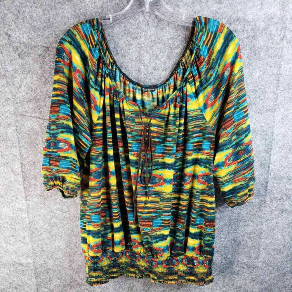 Vintage New Directions Tie Dyed Blouse Top Women'… - image 1