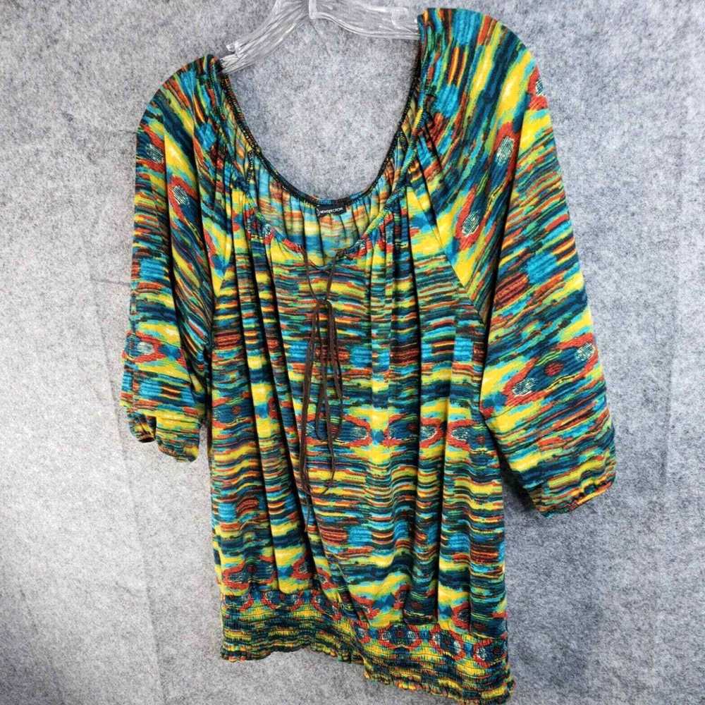 Vintage New Directions Tie Dyed Blouse Top Women'… - image 3