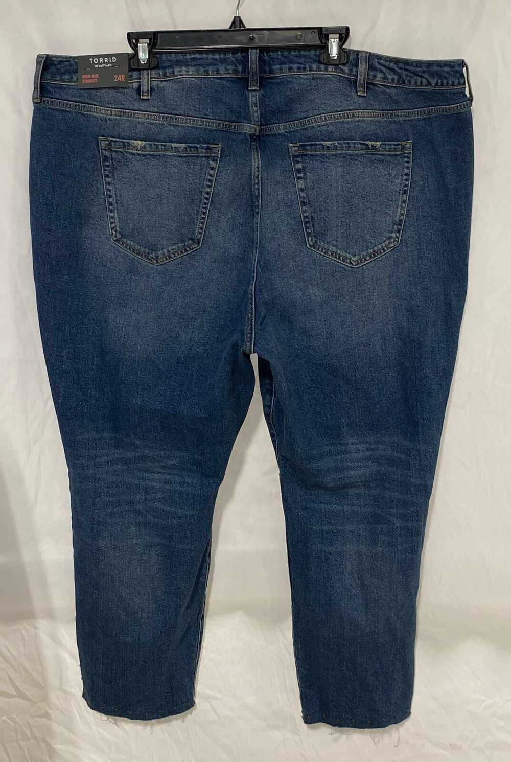 NWT Torrid Womens Blue Studded Classic Denim High… - image 2