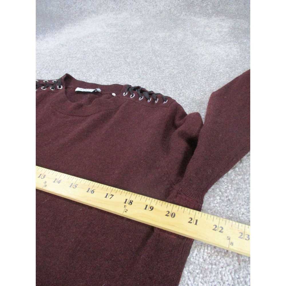 Sandro Sandro Paris Sweater Womens 2 Dark Burgund… - image 3