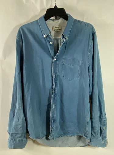 Acne Studios Blue Long Sleeve Button Down Shirt - 