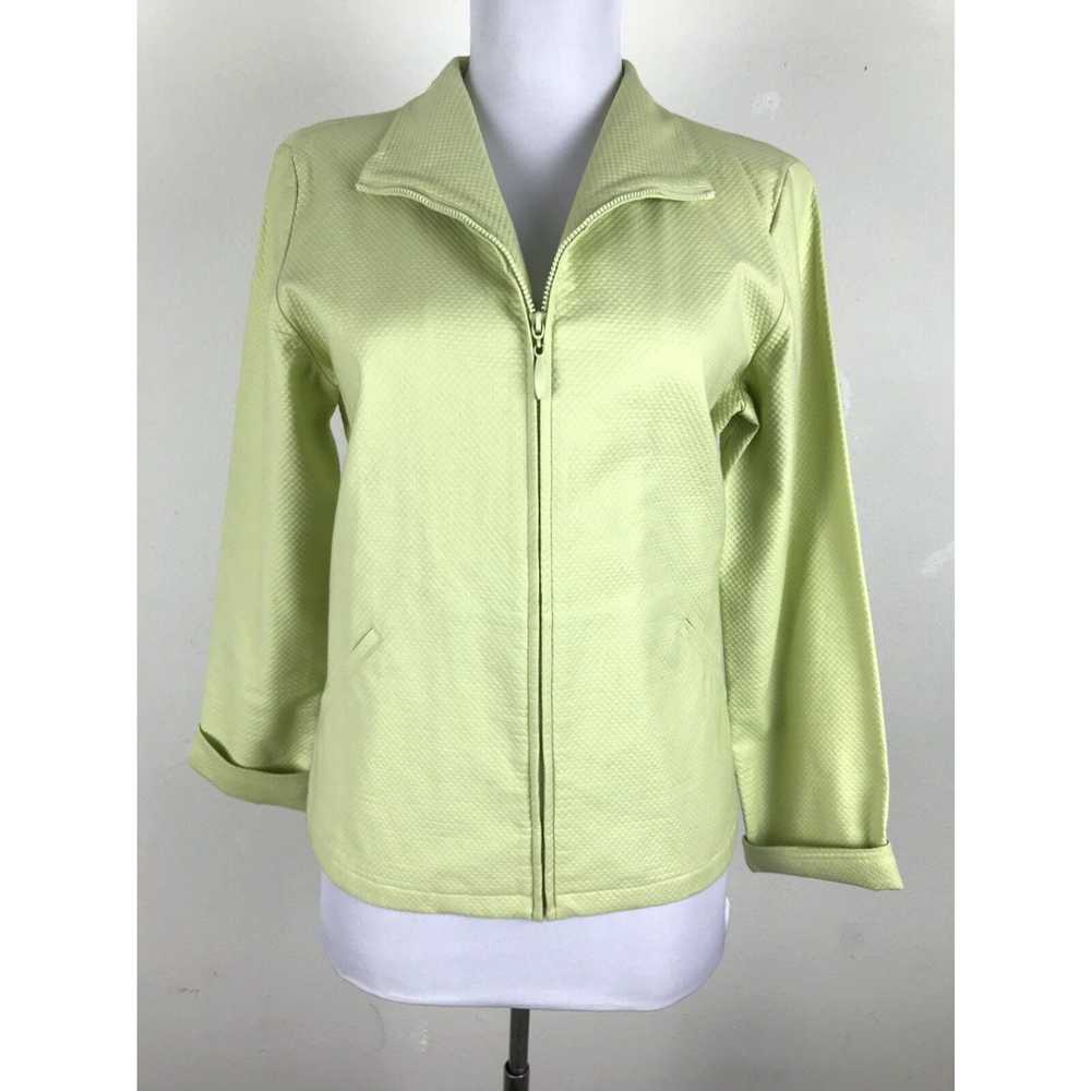 Eileen Fisher Eileen Fisher Jacket XS Green Textu… - image 1