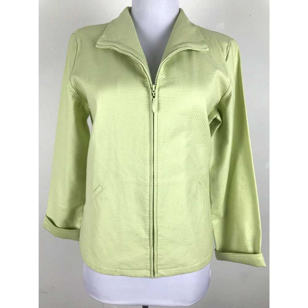 Eileen Fisher Eileen Fisher Jacket XS Green Textu… - image 2