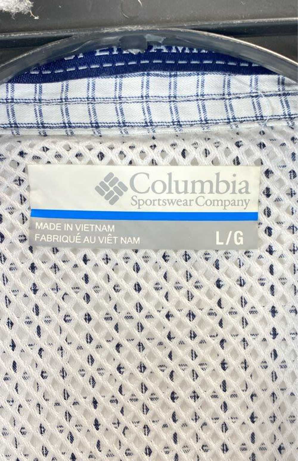 NWT Columbia Mens White Gray Check Omni-Shade UPF… - image 4