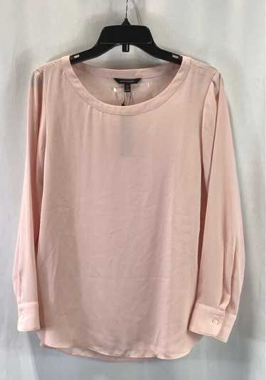 NWT Banana Republic Womens Pink Sheer Long Sleeve 