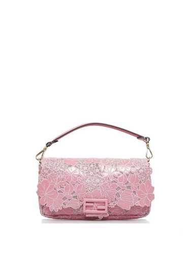 Fendi Pre-Owned 2020-2021 Embroidered Lace Baguett