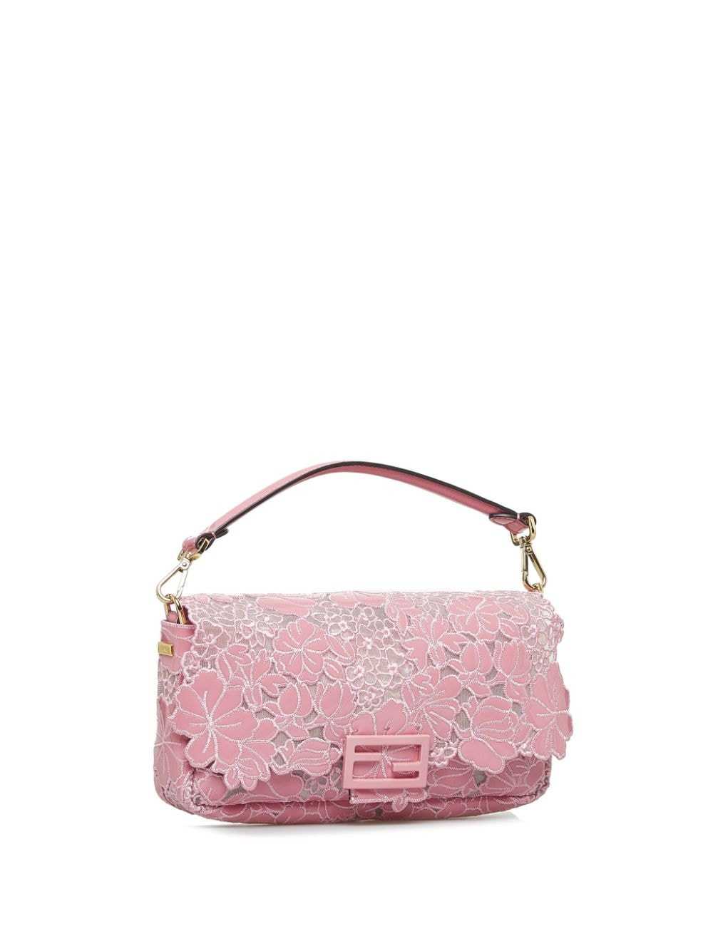 Fendi Pre-Owned 2020-2021 Embroidered Lace Baguet… - image 3