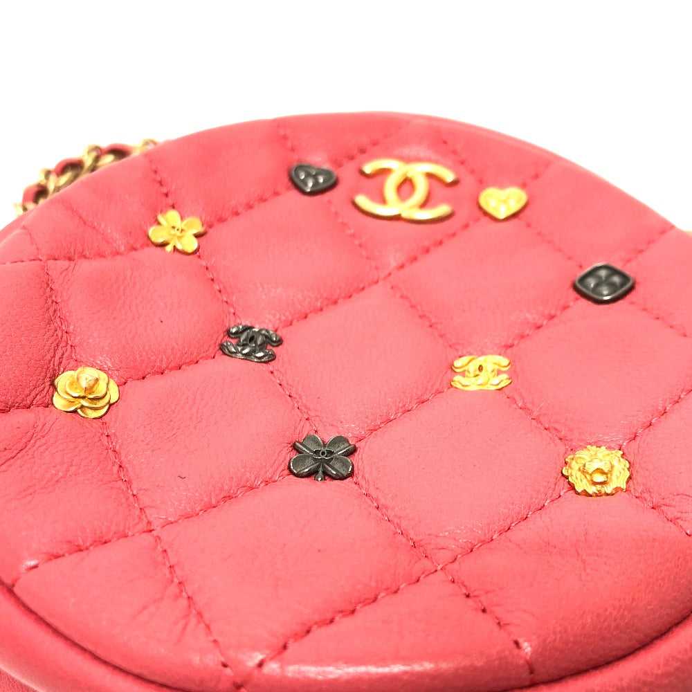 CHANEL Shoulder Bag lambskin Pink type CC COCO Ma… - image 4