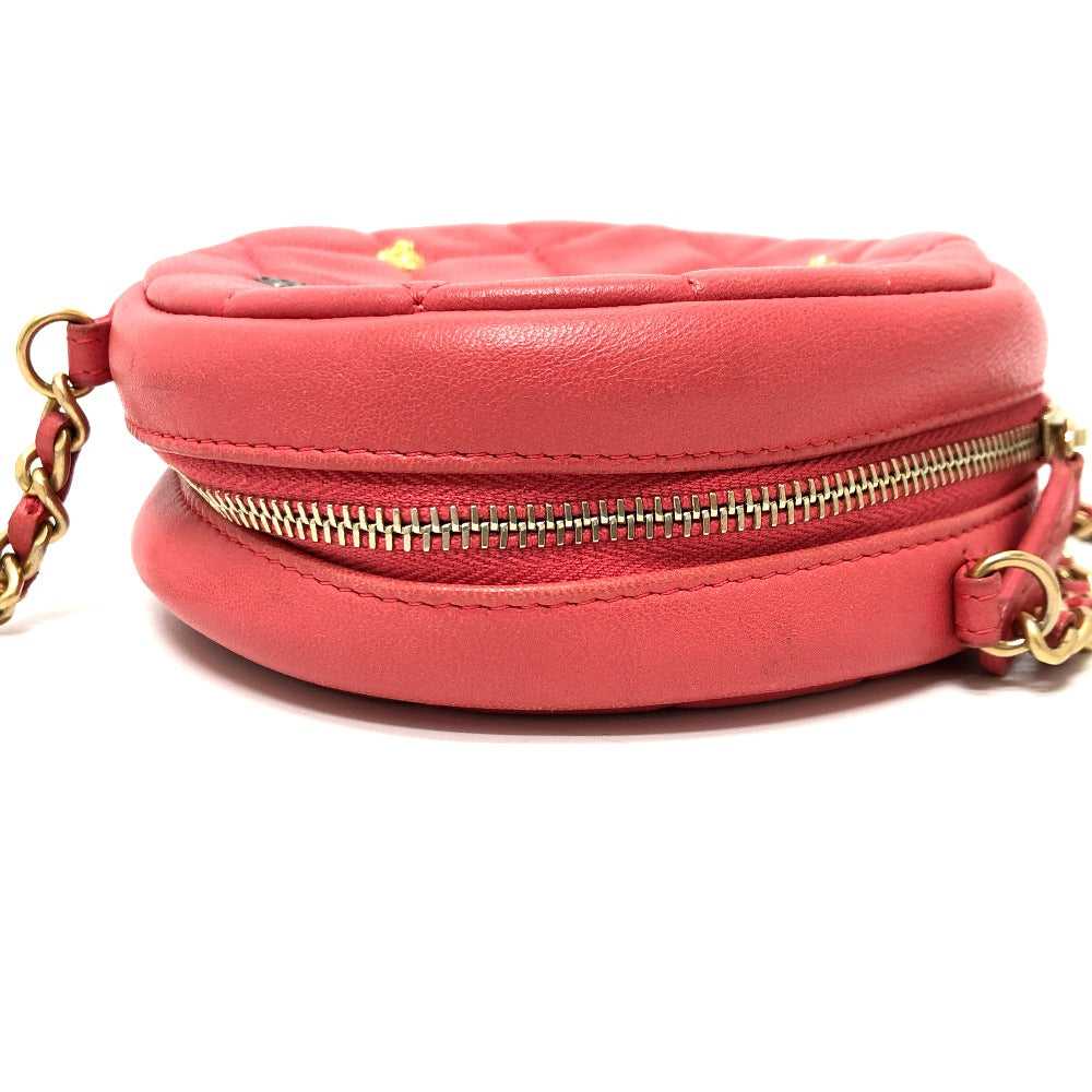 CHANEL Shoulder Bag lambskin Pink type CC COCO Ma… - image 5