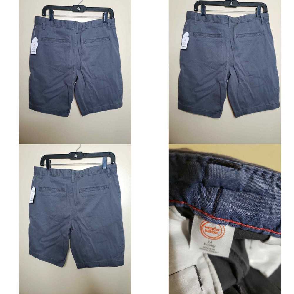 Vintage Wonder Nations Boys Flat Front Shorts 14 … - image 4